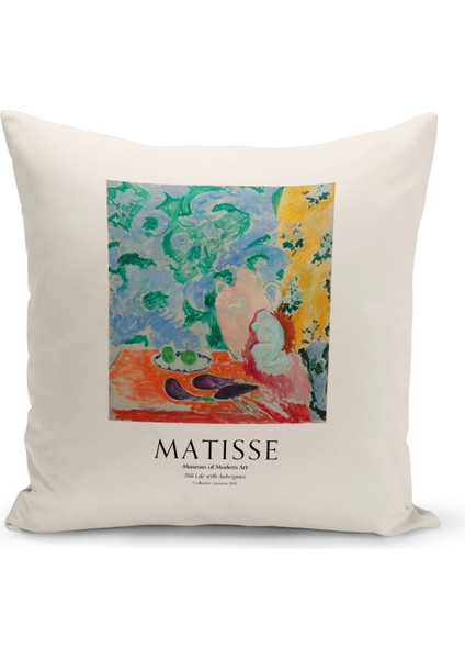 Sanat Serisi Çift Tarafı Dijital Baskılı Kırlent Kılıfı (Art Cushion Cover)