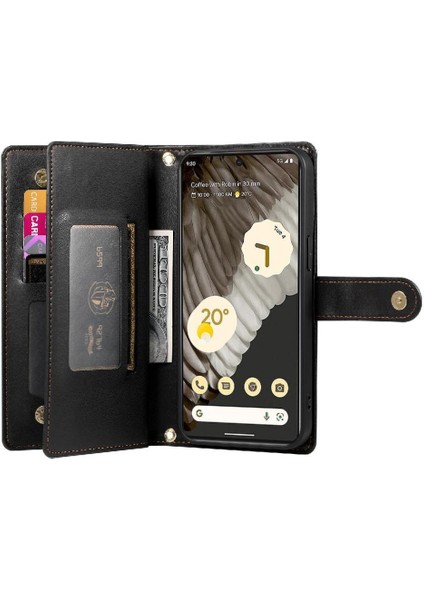 Google Piksel 7 Pro Crossbody Kayış Çok Fonksiyonlu Iş Için Flip Case (Yurt Dışından) indirimleri