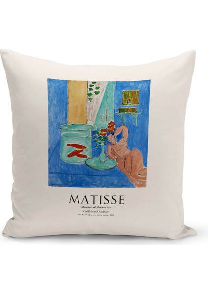 Sanat Serisi Çift Tarafı Dijital Baskılı Kırlent Kılıfı (Art Cushion Cover)