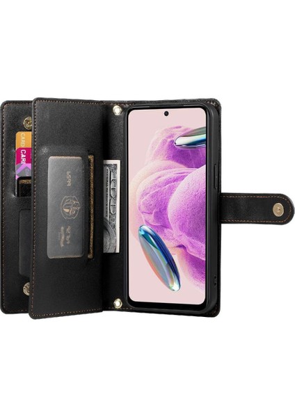 Xiaomi Redmi Not 11 Için Flip Case 4g Crossbody Kayış Iş Cüzdan (Yurt Dışından)