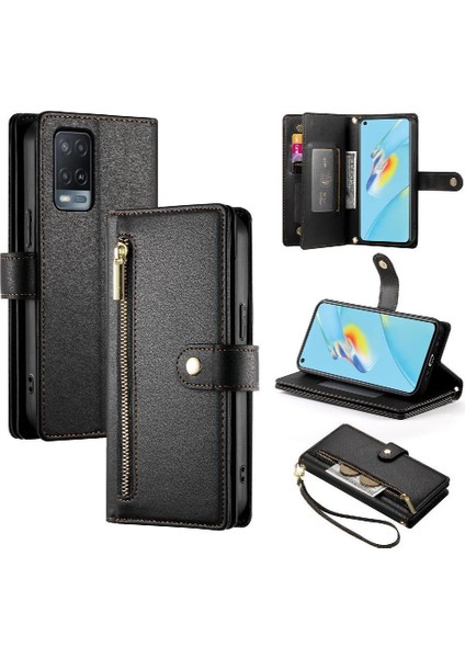 Oppo A54 4g Için Flip CASE/A54S Crossbody Kayış Iş Çok Fonksiyonlu (Yurt Dışından) fırsatları