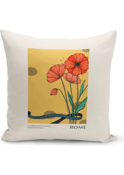 Sanat Serisi Çift Tarafı Dijital Baskılı Kırlent Kılıfı (Art Cushion Cover)