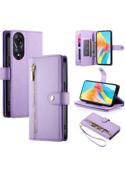 Oppo Oppo 4g Crossbody Kayış Iş Için Flip Case Standı Çok Fonksiyonlu (Yurt Dışından) modelleri