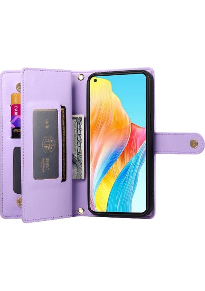 Oppo Oppo 4g Crossbody Kayış Iş Için Flip Case Standı Çok Fonksiyonlu (Yurt Dışından) indirimleri