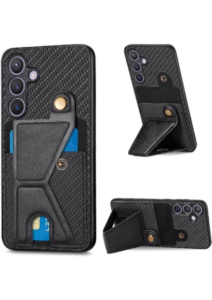 Samsung Galaxy S24 Artı Cardholder Standı Fonksiyonu Için Kılıf Braketi Tasarım (Yurt Dışından)