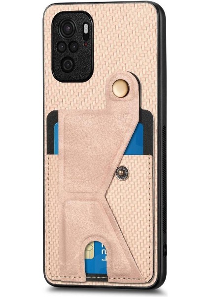 Xiaomi Redmi Not 10 Için Kılıf 4g Standı Fonksiyonu Cardholder Manyetik Tasarım (Yurt Dışından) fırsatları