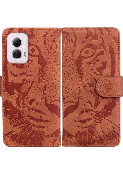 Motorola Moto G Güç 5g 2024 Kickstand Koruyucu Deri Için Flip Case (Yurt Dışından)