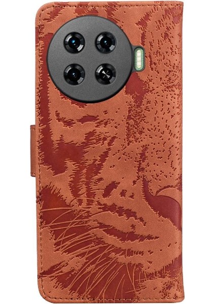 Tecno Spark 20 Pro Artı 4g Kickstand Koruyucu Kabartmalı Için Flip Case (Yurt Dışından)