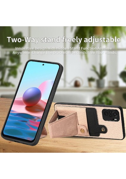 Xiaomi Redmi Not 10 Için Kılıf 4g Standı Fonksiyonu Cardholder Manyetik Tasarım (Yurt Dışından) indirimleri