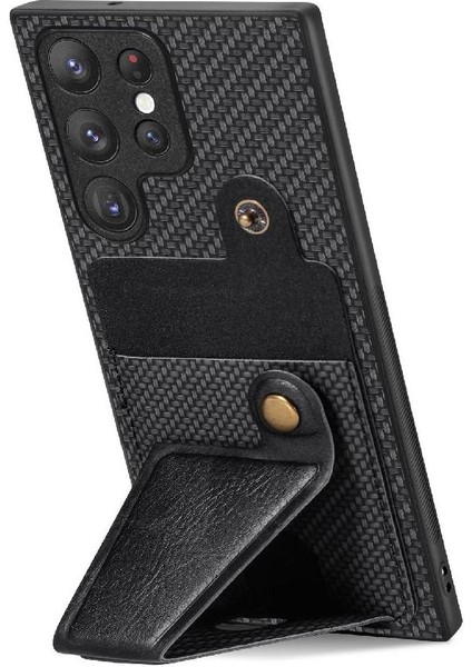 Samsung Galaxy S23 Ultra Braketi Cardholder Manyetik Tasarım Standı (Yurt Dışından) modelleri