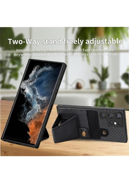 Samsung Galaxy S23 Ultra Braketi Cardholder Manyetik Tasarım Standı (Yurt Dışından) indirimleri