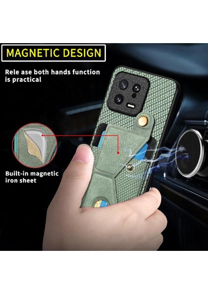 Xiaomi 13 Kart Sahibi Için Kılıf Braketi Manyetik Tasarım Standı Fonksiyonu (Yurt Dışından) indirimleri