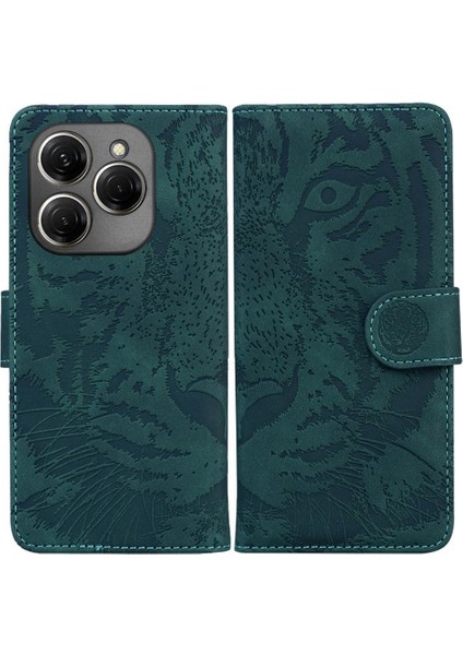 Tecno Spark 20 Pro 4g Deri Cüzdan Kickstand Koruyucu Için Flip Case (Yurt Dışından)