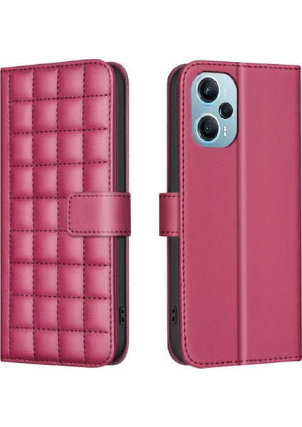 Xiaomi Poco F5 5g Cüzdan Koruyucu Iş Için Flip Case Basit Stil Pu (Yurt Dışından)
