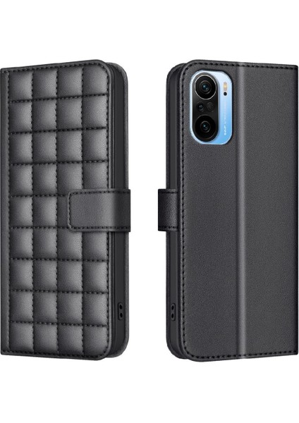 Xiaomi Redmi Için Flip Case K40/K40 Pro Cüzdan Iş Basit Tarzı Kart (Yurt Dışından)