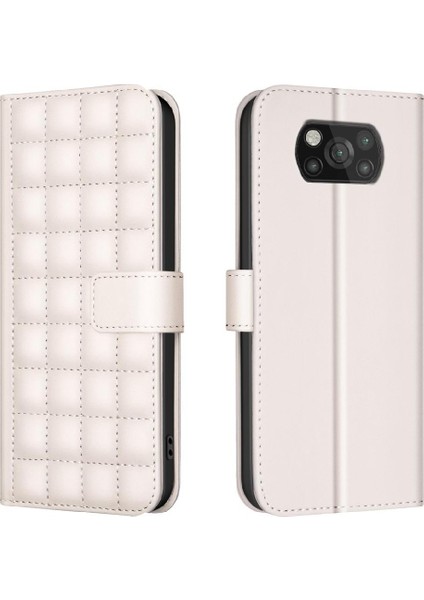 Xiaomi Poco X3 Nfc Koruyucu Pu Deri Cüzdan Iş Için Flip Case (Yurt Dışından)