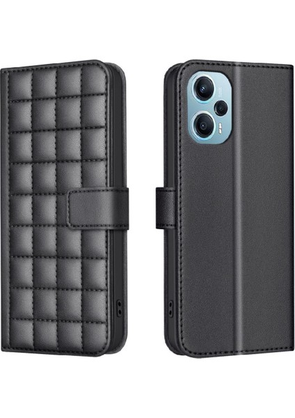 Xiaomi Poco F5 5g Cüzdan Koruyucu Iş Için Flip Case Basit Stil Pu (Yurt Dışından)