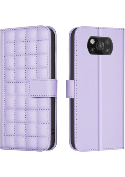 Xiaomi Poco X3 Nfc Koruyucu Pu Deri Cüzdan Iş Için Flip Case (Yurt Dışından)