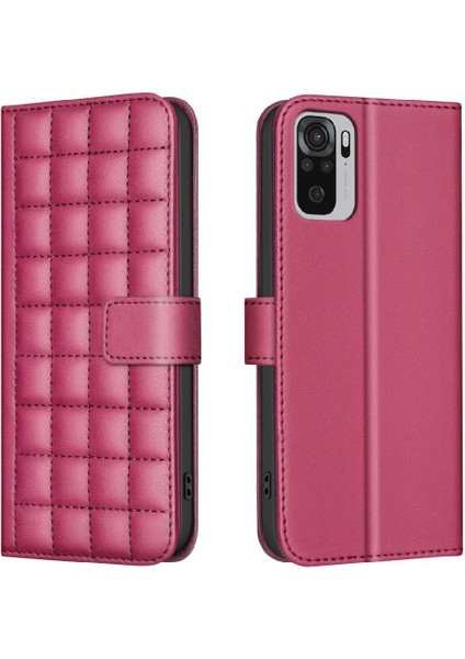 Xiaomi Redmi Not 10S 4g Için Flip Case Iş Basit Stil Koruyucu Pu (Yurt Dışından)