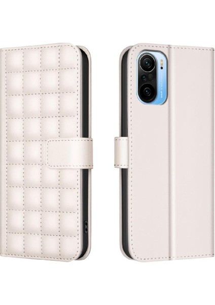 Xiaomi Redmi Için Flip Case K40/K40 Pro Cüzdan Iş Basit Tarzı Kart (Yurt Dışından)