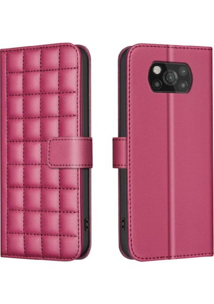 Xiaomi Poco X3 Nfc Koruyucu Pu Deri Cüzdan Iş Için Flip Case (Yurt Dışından)