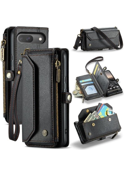 Google Piksel 9/9 Pro Için Crossbody Durumda Kart Tutucu Kılıf Cüzdan Cüzdan Için (Yurt Dışından) fırsatları
