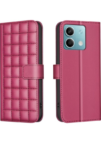 Xiaomi Redmi Not 13 Için Flip Case 4g Kart Yuvaları Tutucu Pu Deri Basit (Yurt Dışından)