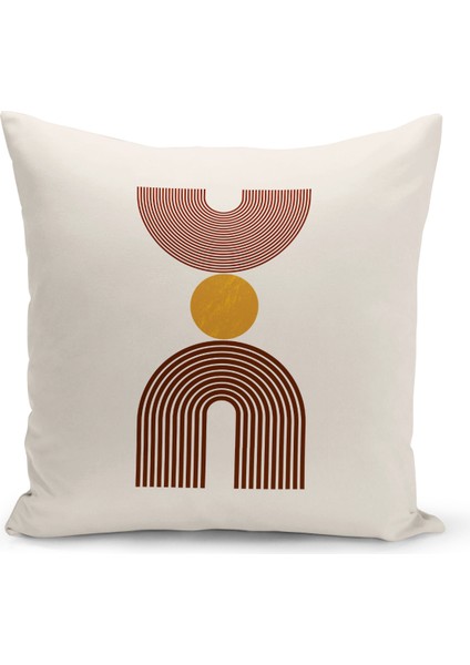 Minimalist Serisi Çift Tarafı Dijital Baskılı Kırlent Kılıfı (Minimalist Cushion Cover)