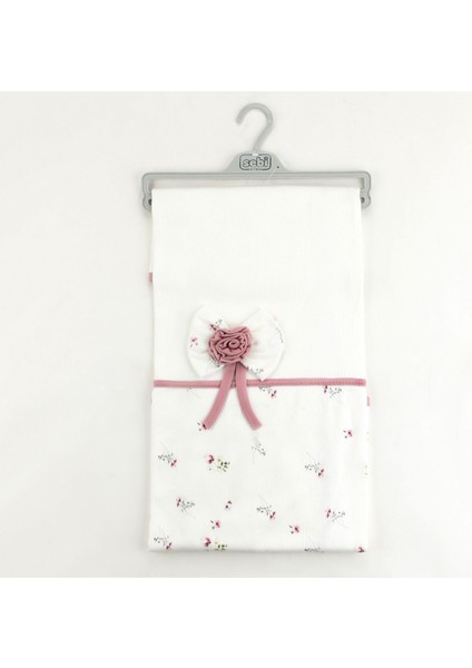 Çiçekli Fiyonklu Battaniye 80X85 cm 1114