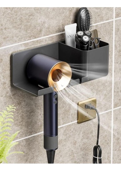 Saç Kurutma Makinesi Düzleştirici Tarak Tutucu Pratik Banyo Düzenleyici Organizeri