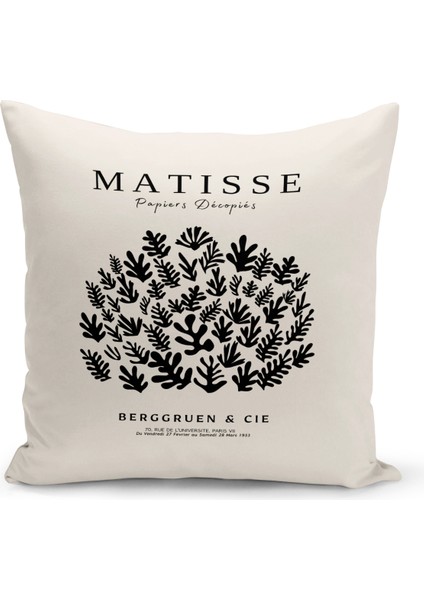 Sanat Serisi Çift Tarafı Dijital Baskılı Kırlent Kılıfı (Art Cushion Cover)