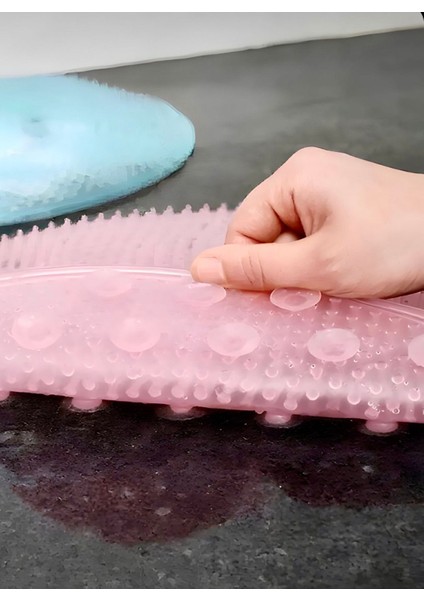 Vantuzlu Banyo Sırt Fırçası ,masaj Matı, Ayak Masajı Pedi, Sırt Kesesi, Banyo Lifi 1 Adet fiyatları