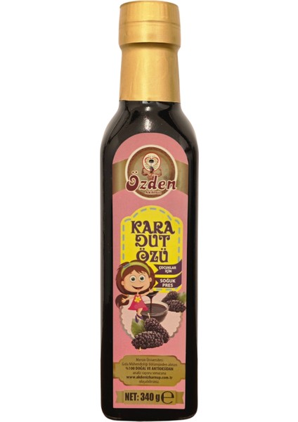 Akdeniz Harnup - Karadut Özü 340G Kız Çocuk Için Pembe- Black Mulberry Extract For Girls