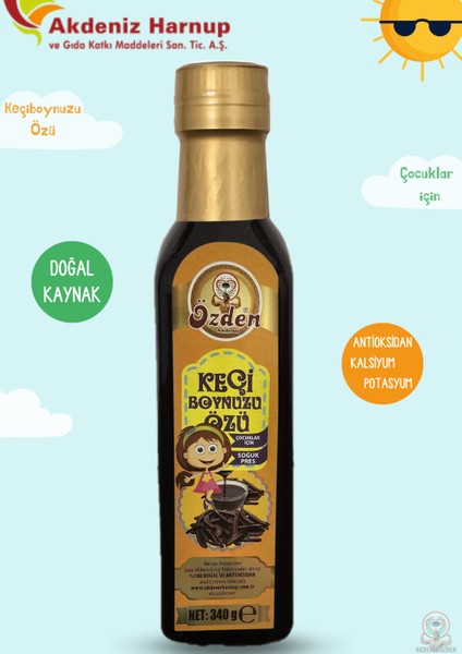 Akdeniz Harnup Keçiboynuzu (Harnup) Özü 340G Kız Çocuk Için Turuncu- Carob Extract For Girls