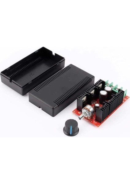 40A 50V Dc Motor Sürücü Kutulu Hız Kontrol Devresi 0/100% Pot Kontrollü Pwm Ayarlanabilir Voltaj
