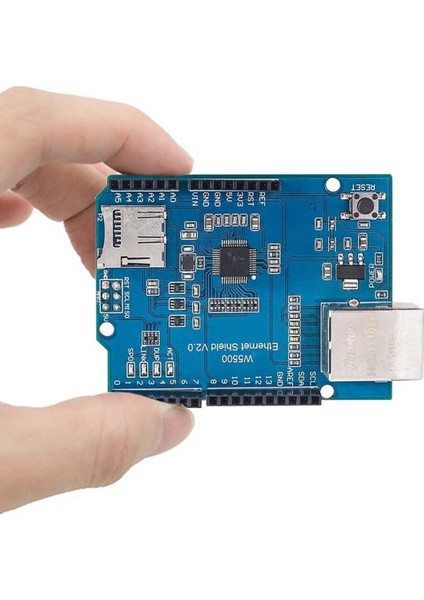 Arduino Ethernet Shield Wiznet W5500 3.3V Spı Tcp/ıp Udp Network Ağ Lan Haberleşme Internet Iot