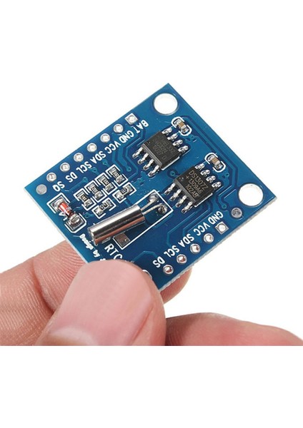 DS1307 Rtc Iıc Zaman Modül Gerçek Zaman Saat I2C 24C32 Eeprom Saniye Dakika Saat Gün Ay Yıl Tarih