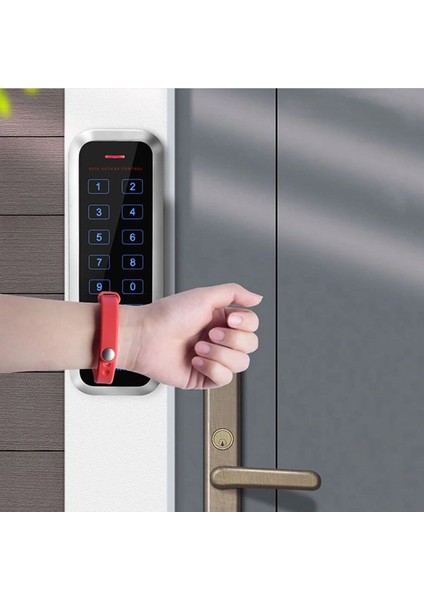 125KHZ Rfıd Rfid Manyetik Bileklik Su Geçirmez Silikon Proximity Göstergeç 125 Khz Kapı Geçiş