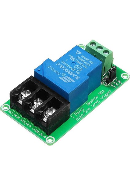 5V 1 Kanal 220V 30A Röle Modül Yüksek Akım Güç Kontrol Anahtarı Opto Izolasyon Düşük/yüksek Tetik