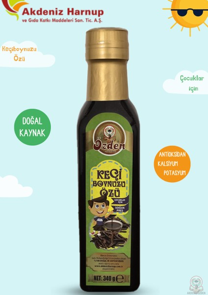 Akdeniz Harnup Keçiboynuzu (Harnup) Özü 340G Erkek Çocuk Için Yeşil - Carob Extract For Boys