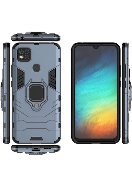 Xiaomi Redmi 9c Için Kılıf 360 &deg; Dönen Halka Darbeye Kapak Kickstand Damla (Yurt Dışından) indirimleri