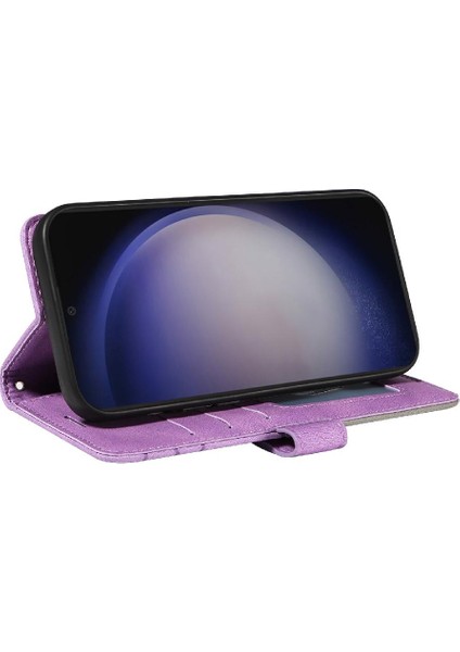 Samsung Galaxy S24 Artı Pu Deri Flip Folio Kılıf Kart Yuvası ile (Yurt Dışından) fiyatları
