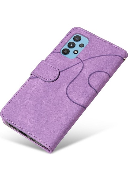 Kart Yuvası Standı ile Samsung Galaxy A32 5g Için Kılıf Pu Deri Flip Folio (Yurt Dışından) modelleri