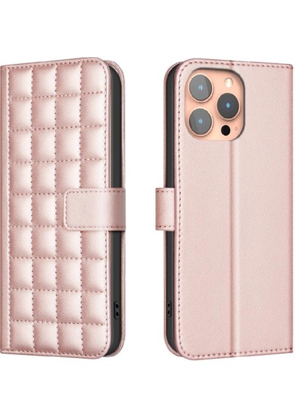 IPhone 15 Için Flip Case Pro Cüzdan Iş Basit Tarzı Pu Deri Kart (Yurt Dışından)