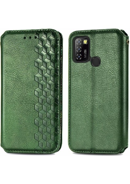 Infinix Sıcak 10 Lite Cüzdan Fonksiyonu Için Kılıf Moda Tasarımı Zarif (Yurt Dışından)