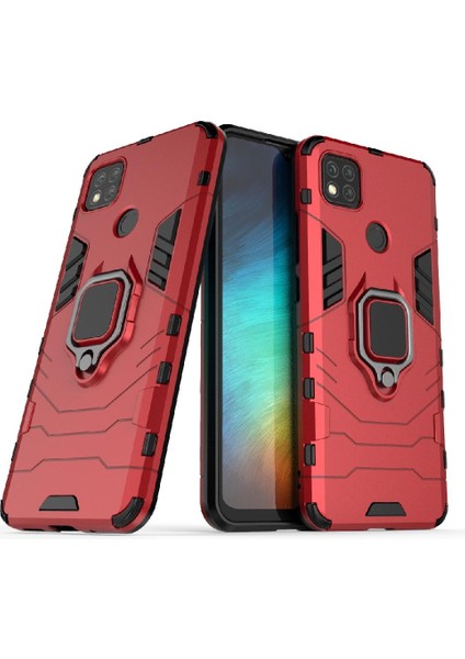 Xiaomi Redmi 9c Için Kılıf 360 &deg; Dönen Halka Darbeye Kapak Kickstand Damla (Yurt Dışından) indirimleri