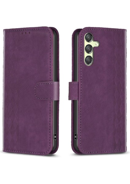 Samsung Galaxy A25 5g Için Flip Case Cüzdan Kart Yuvaları Tutucu Iş Vaka (Yurt Dışından)
