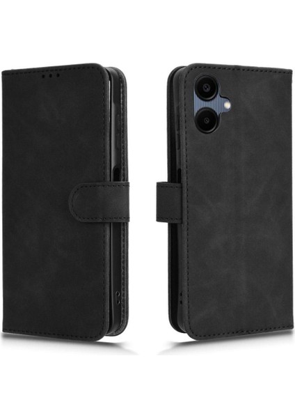 Samsung Galaxy A06 Kickstand Cüzdan Yan Toka Pu Kart Için Flip Case (Yurt Dışından)