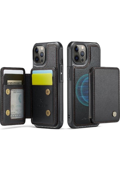 IPhone 12 Için Kılıf Pro Max Standı Fonksiyonu 2 In 1 Işlevsellik Rfıd (Yurt Dışından)