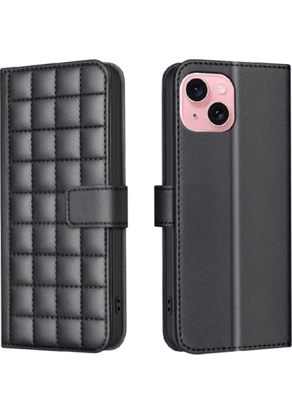 IPhone 14 Için Flip Case Artı Kart Yuvaları Tutucu Pu Deri Koruyucu Tarzı (Yurt Dışından)